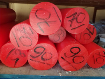 Poliuretano / PU Poliuretano / PU - Tarugos poliuretano industrial vermelho diversos tamanhos