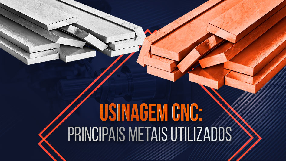 Os melhores metais para usinagem CNC.