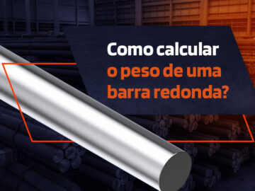 Como calcular o peso de uma barra redonda?