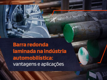Barra redonda laminada na indústria automobilística: vantagens e aplicações