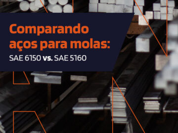 Comparando aços para molas: SAE 6150 vs. SAE 5160