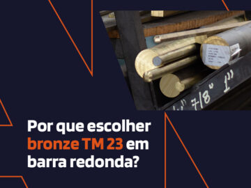 Por que escolher bronze TM 23 em barra redonda?